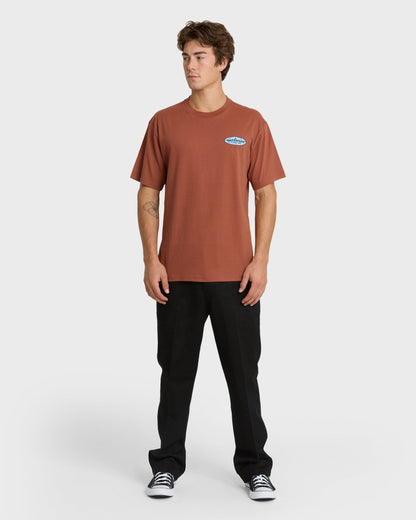 Waterman Inter Fill Classic Short Sleeve Knit T-Shirt - Picante