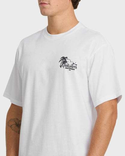 Waterman Outrigger Classic Short Sleeve Knit T-Shirt - White