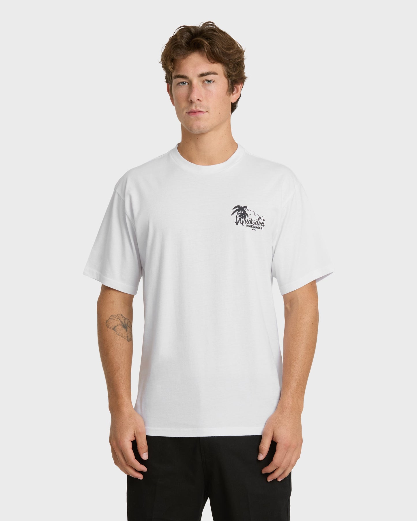 Waterman Outrigger Classic Short Sleeve Knit T-Shirt - White