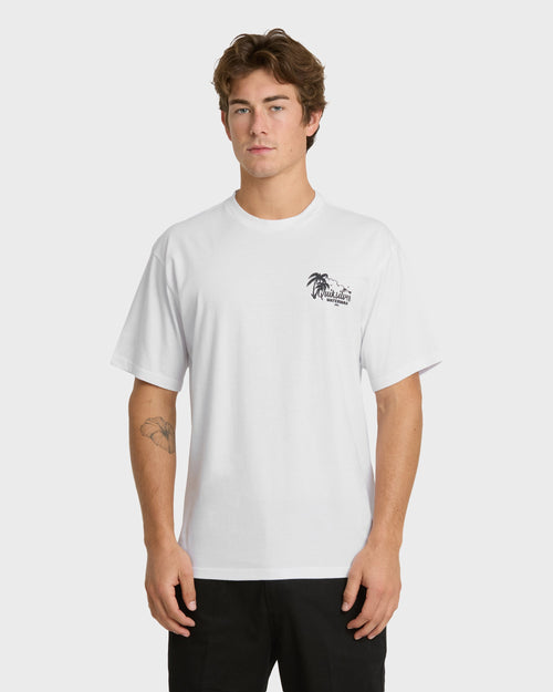 Waterman Outrigger Classic Short Sleeve Knit T-Shirt - White