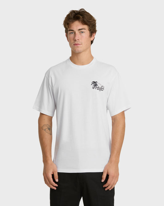 Waterman Outrigger Classic Short Sleeve Knit T-Shirt - White