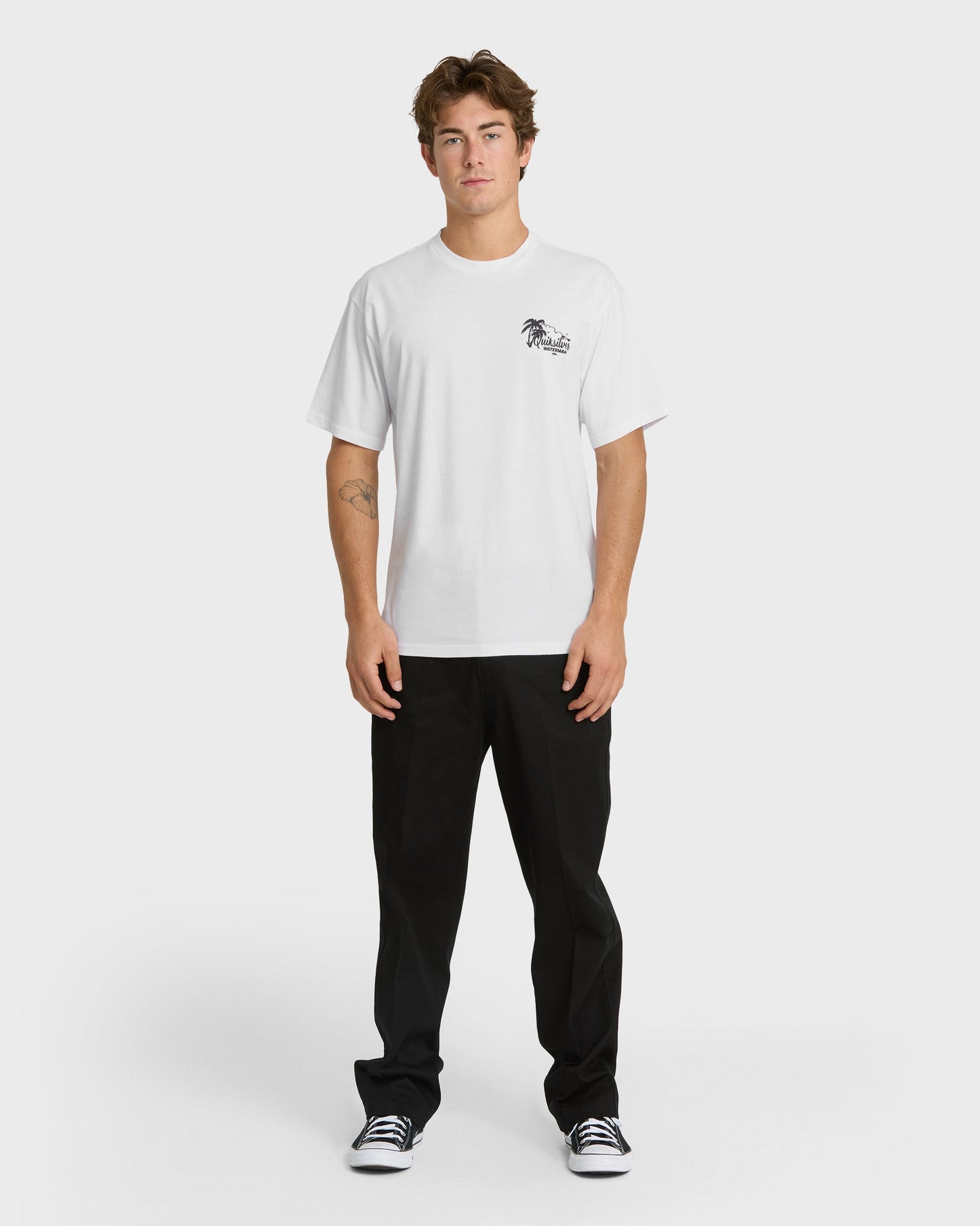 Waterman Outrigger Classic Short Sleeve Knit T-Shirt - White