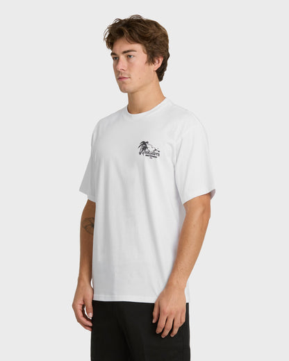 Waterman Outrigger Classic Short Sleeve Knit T-Shirt - White