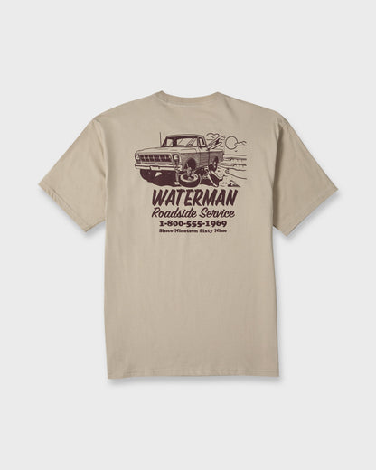 Waterman Roadside Service Classic Short Sleeve Knit T-Shirt - Plaza Taupe