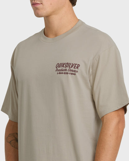 Waterman Roadside Service Classic Short Sleeve Knit T-Shirt - Plaza Taupe