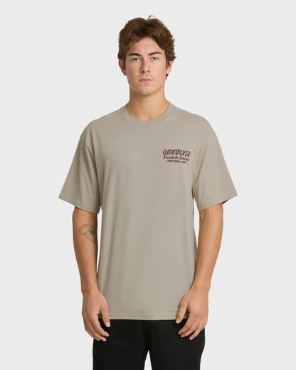 Waterman Roadside Service Classic Short Sleeve Knit T-Shirt - Plaza Taupe