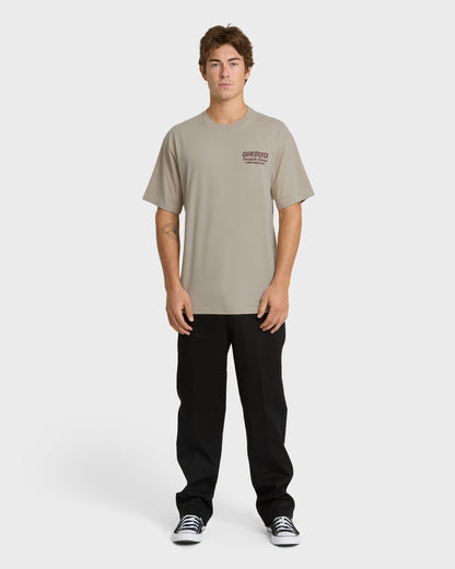 Waterman Roadside Service Classic Short Sleeve Knit T-Shirt - Plaza Taupe
