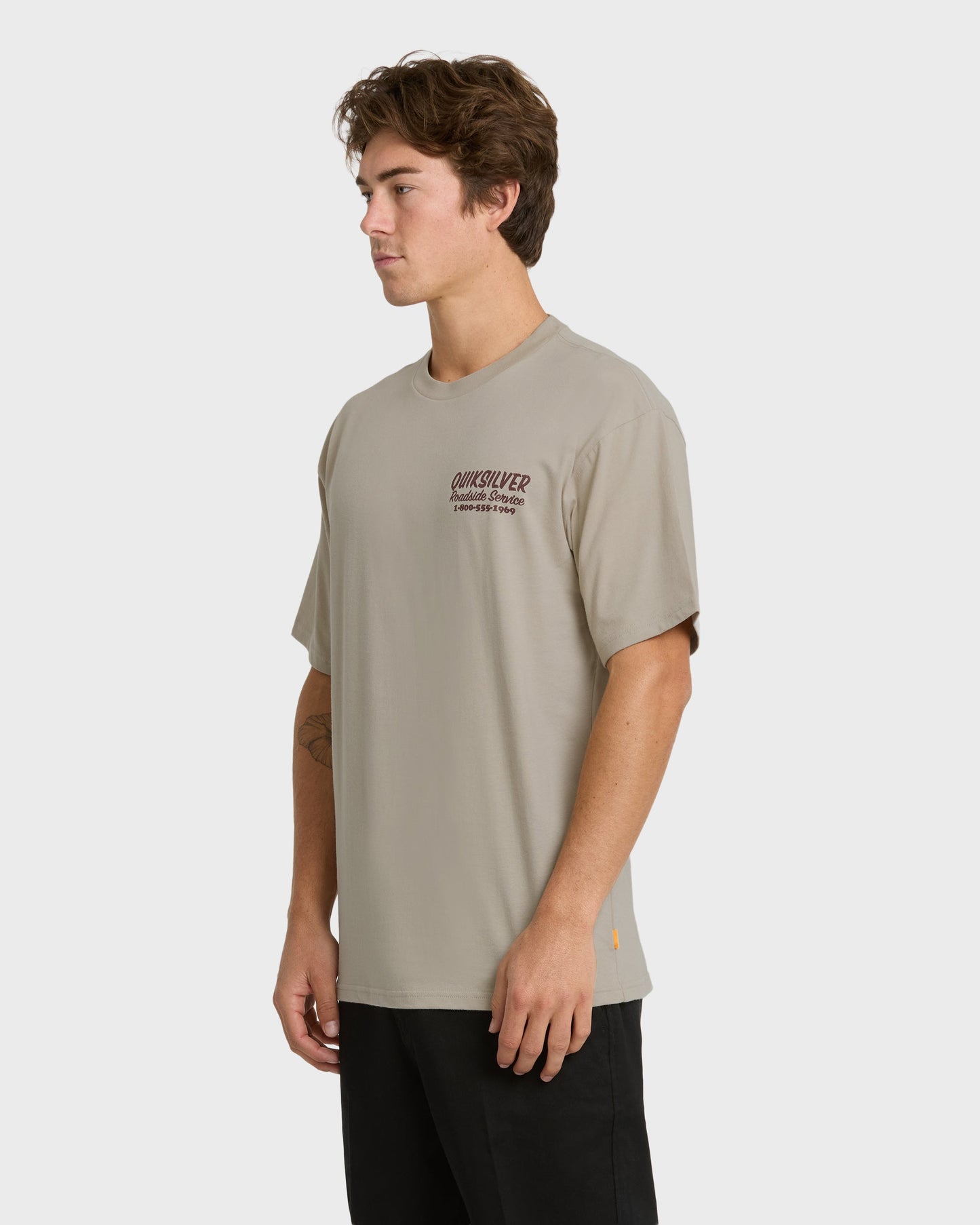 Waterman Roadside Service Classic Short Sleeve Knit T-Shirt - Plaza Taupe