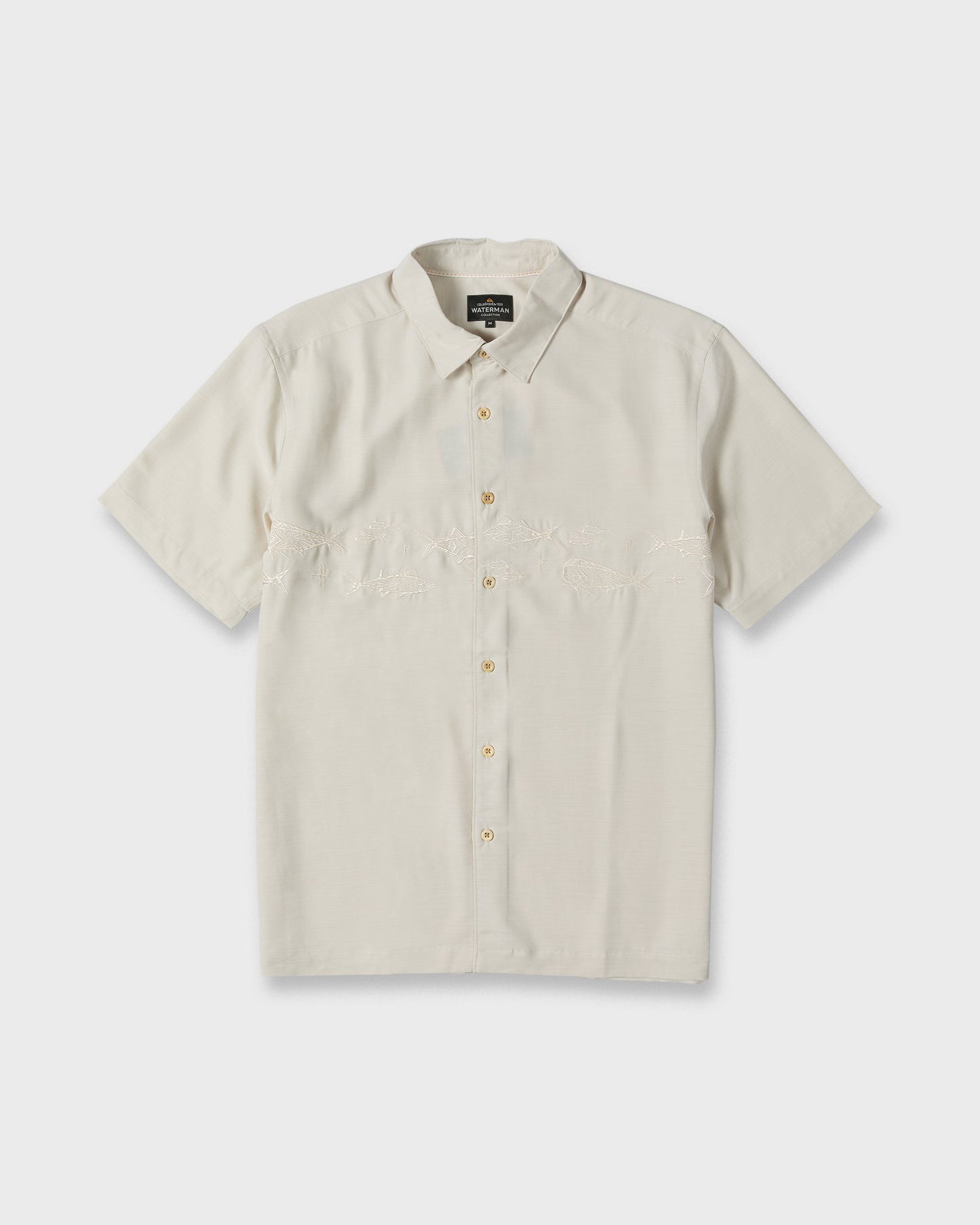 Waterman Offshore Short Sleeve Woven Shirt - Moonbeam