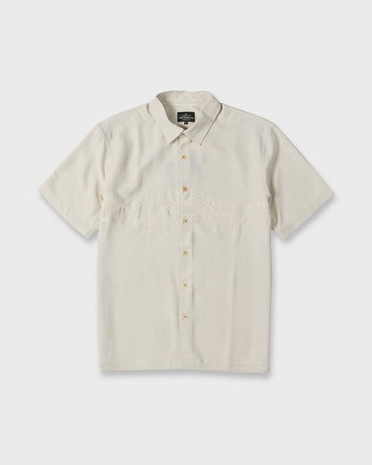 Waterman Offshore Short Sleeve Woven Shirt - Moonbeam
