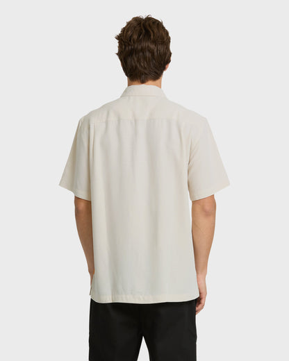 Waterman Offshore Short Sleeve Woven Shirt - Moonbeam