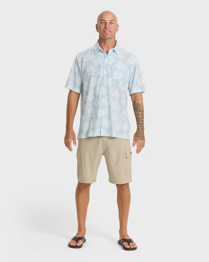Waterman Performance Pack Short Sleeve Woven Shirt - Skyway