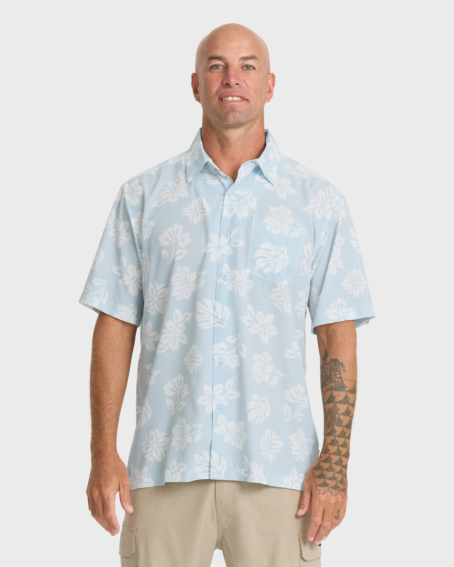 Waterman Performance Pack Short Sleeve Woven Shirt - Skyway