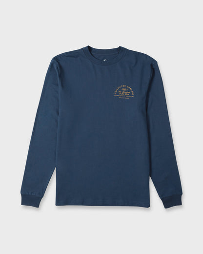 Garage Days Long Sleeve Knit T-Shirt - Dark Denim