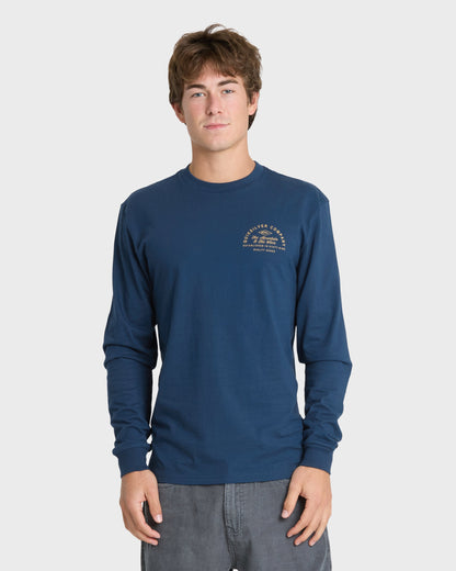 Garage Days Long Sleeve Knit T-Shirt - Dark Denim