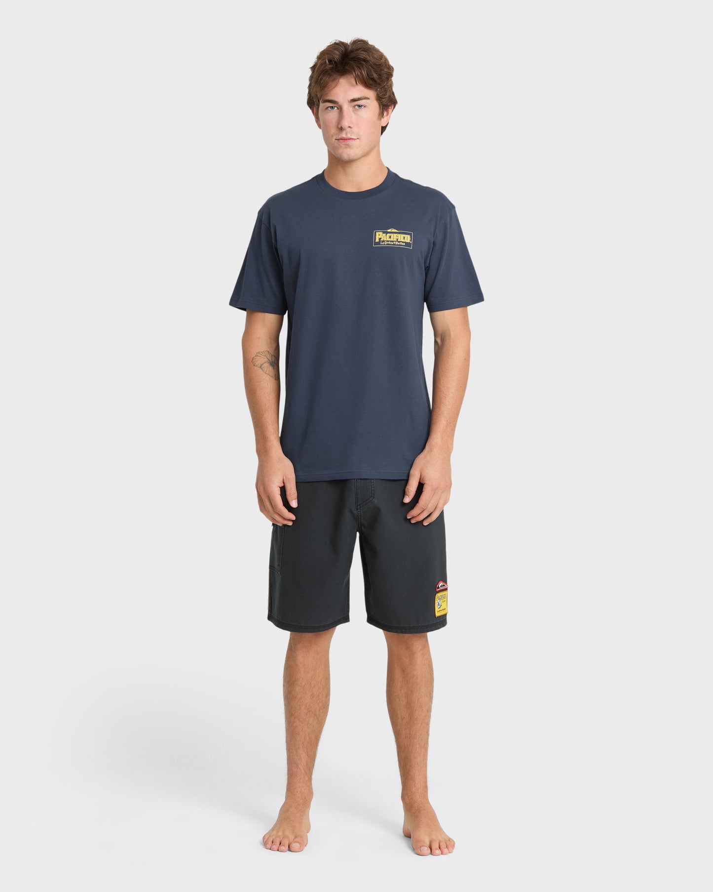 Pacifico Sayulita Cruising Short Sleeve Knit T-Shirt - Navy