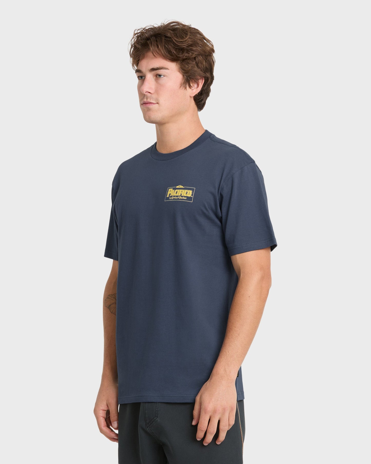 Pacifico Sayulita Cruising Short Sleeve Knit T-Shirt - Navy