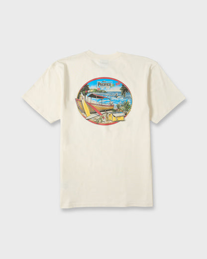 Pacifico Sayulita Cruising Short Sleeve Cotton T-Shirt - Tofu