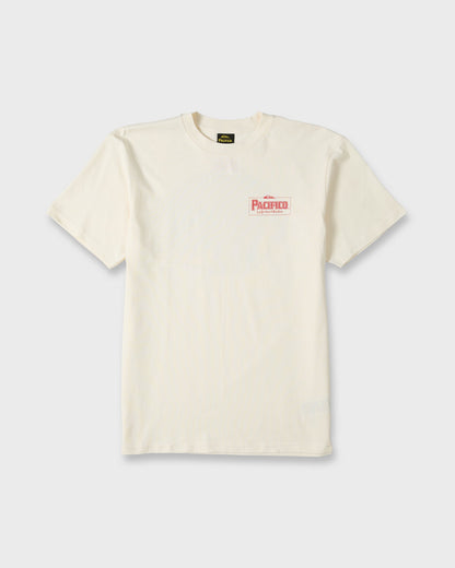 Pacifico Sayulita Cruising Short Sleeve Cotton T-Shirt - Tofu