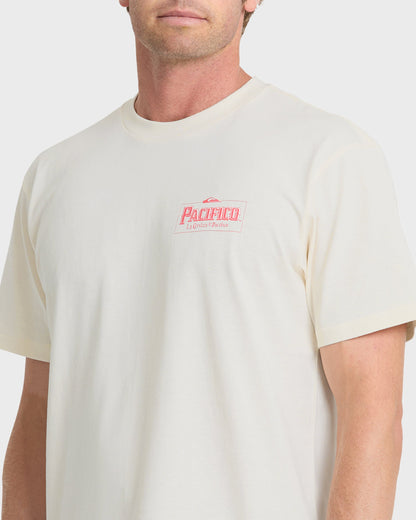 Pacifico Sayulita Cruising Short Sleeve Cotton T-Shirt - Tofu