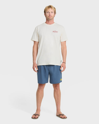 Pacifico Sayulita Cruising Short Sleeve Cotton T-Shirt - Tofu
