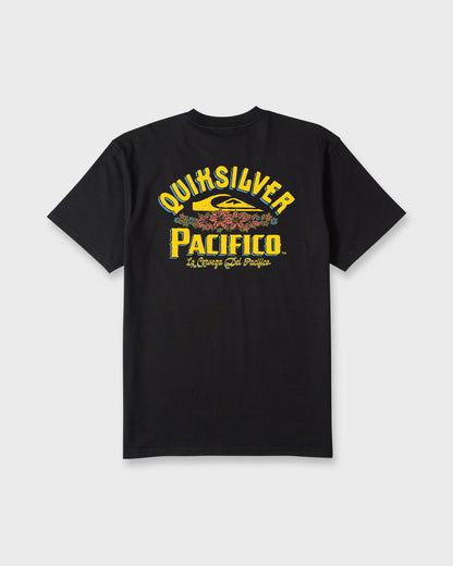 Pacifico Signage Short Sleeve Knit T-Shirt - Black