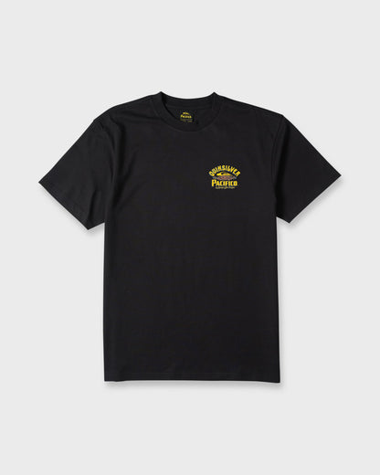 Pacifico Signage Short Sleeve Knit T-Shirt - Black