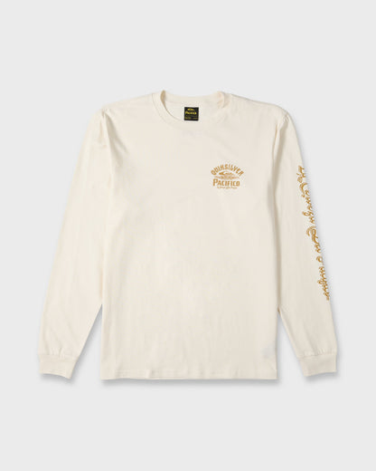 Pacifico Signage Long Sleeve Knit T-Shirt - Tofu
