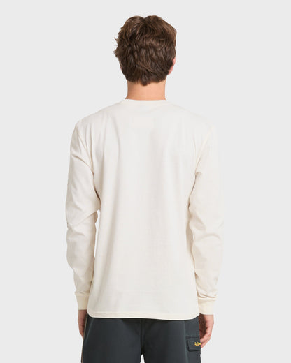 Pacifico Signage Long Sleeve Knit T-Shirt - Tofu