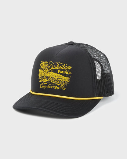 Pacifico Coastal Paradise Trucker Hat - Black