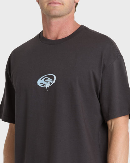 Wrecked Mercury Short Sleeve Knit T-Shirt - Phantom