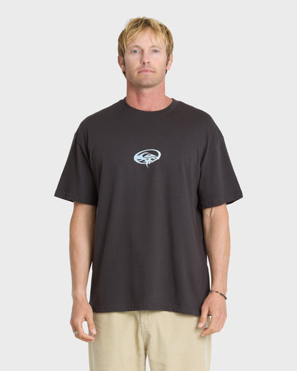 Wrecked Mercury Short Sleeve Knit T-Shirt - Phantom