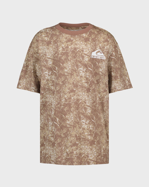 Boys Camo Oversized Short Sleeve T-Shirt