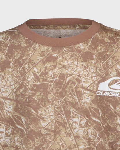 Boys Camo Oversized Short Sleeve T-Shirt