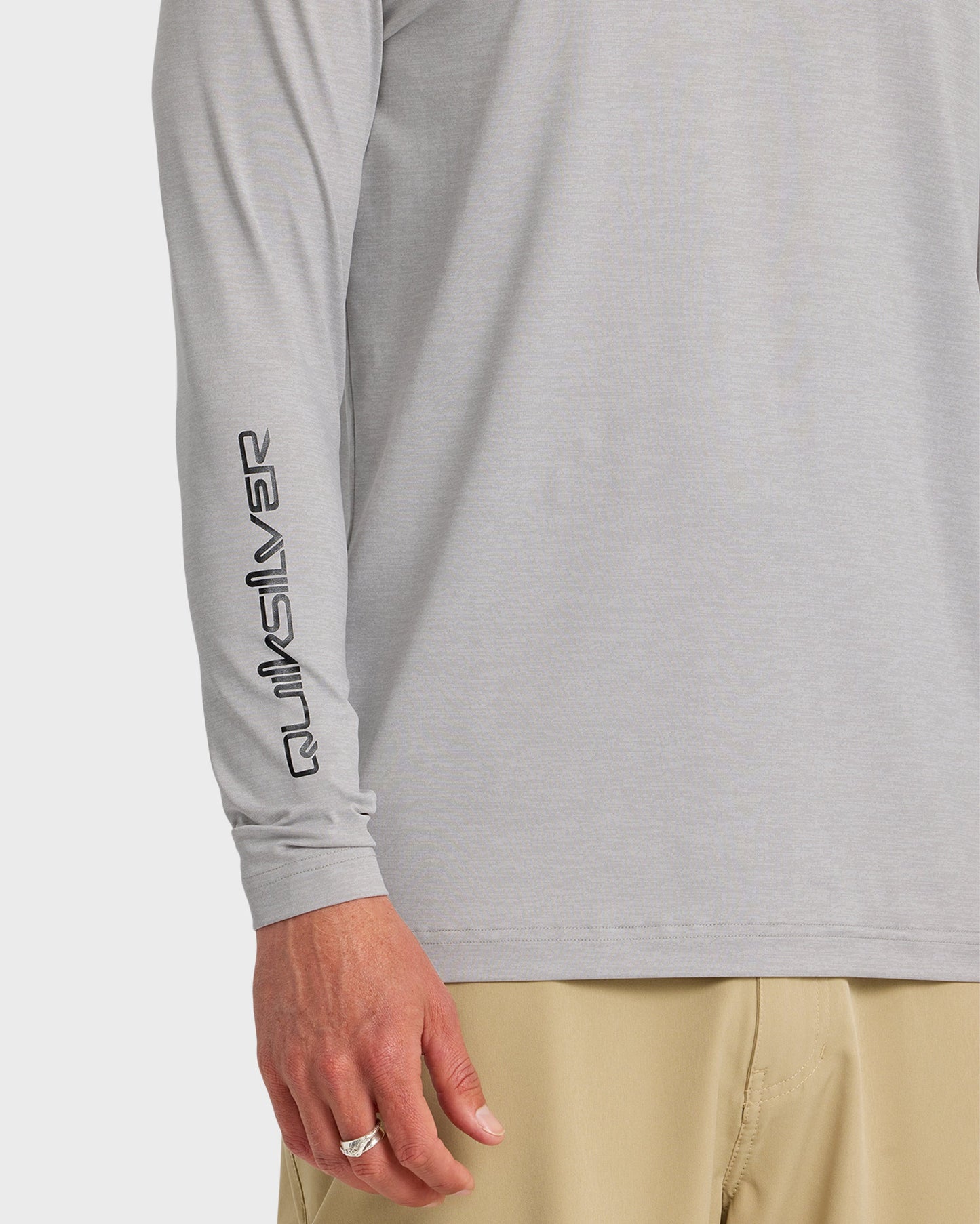 Everyday Long Sleeve Surf Tee - Light Grey Hth