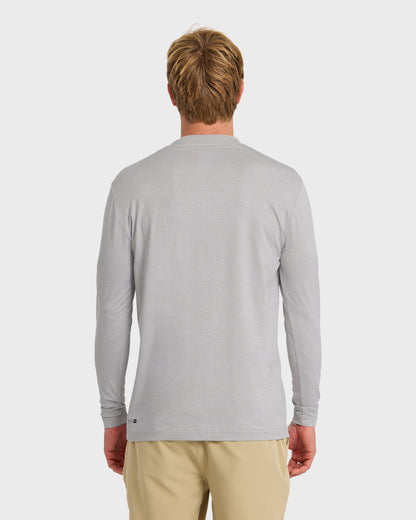 Everyday Long Sleeve Surf Tee - Light Grey Hth