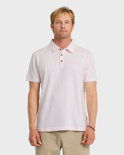 Sunset Cruise Polo Shirt - Rosewater
