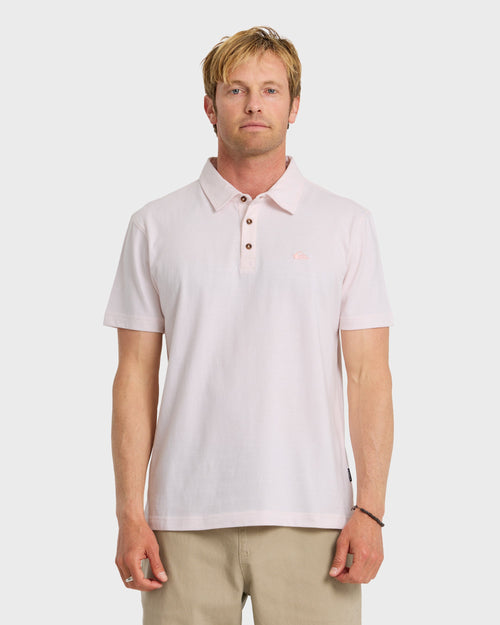 Sunset Cruise Polo Shirt - Rosewater