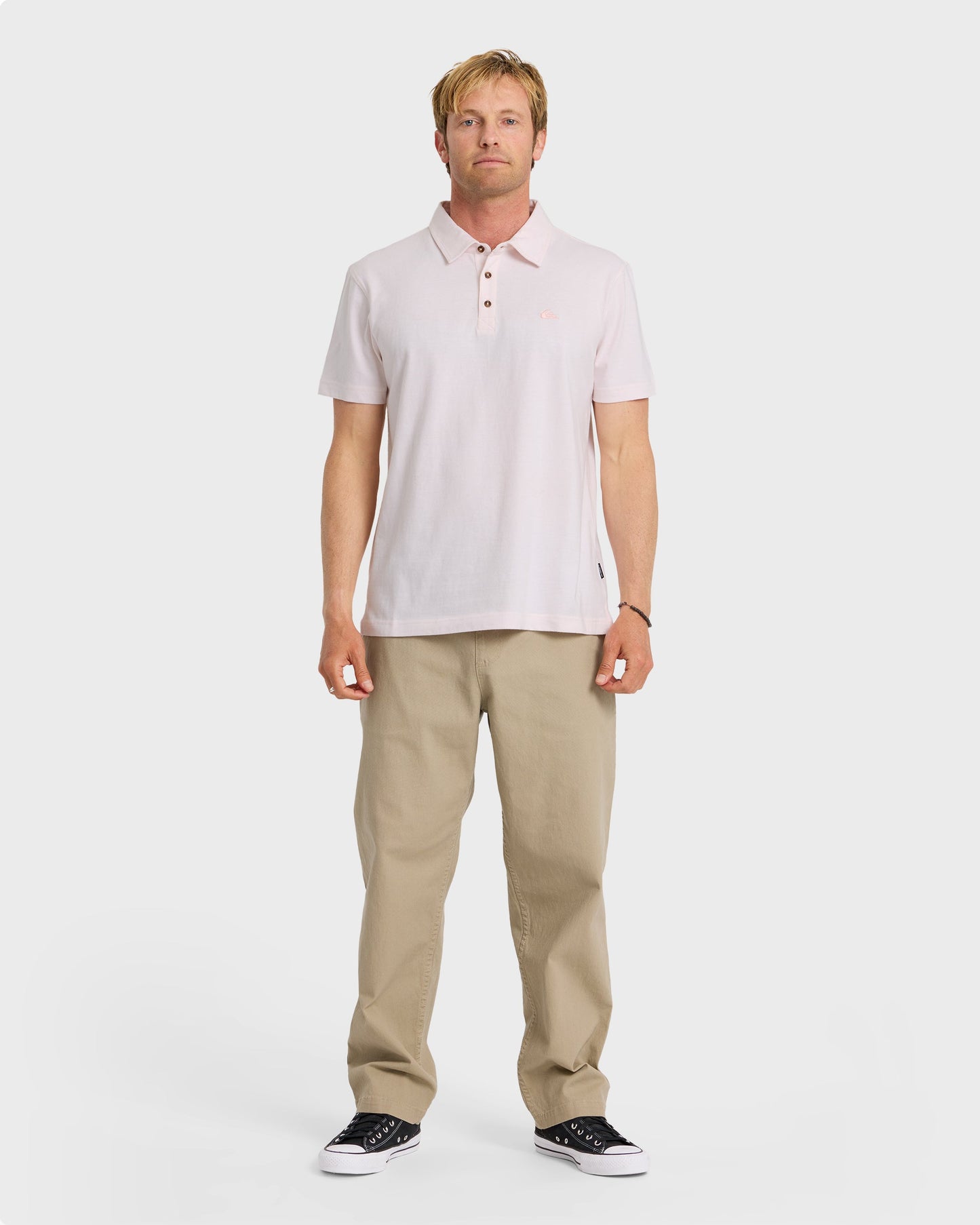 Sunset Cruise Polo Shirt - Rosewater