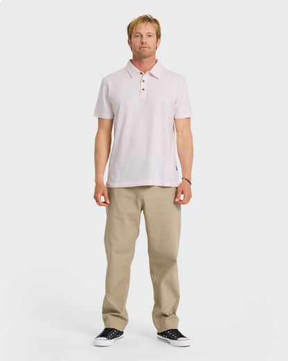 Sunset Cruise Polo Shirt - Rosewater