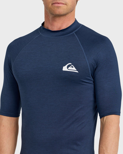 Everyday UPF 50 Short Sleeve Rashguard - Navy Heather