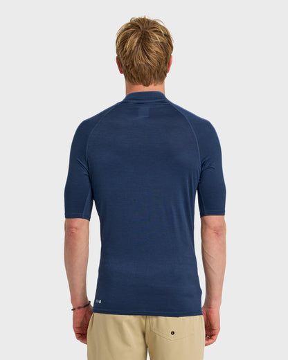 Everyday UPF 50 Short Sleeve Rashguard - Navy Heather