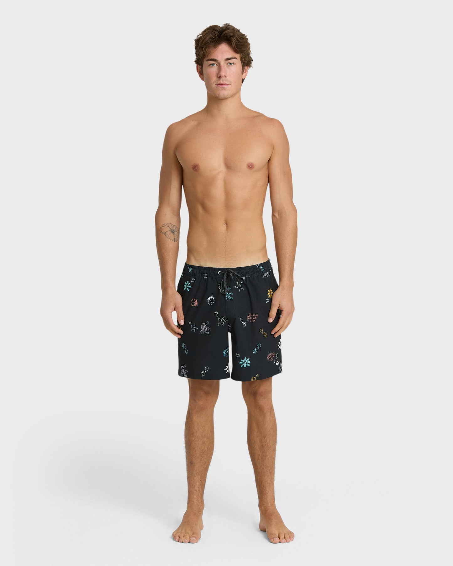 Surfsilk Mix 17" Nb Swim Trunks - Black