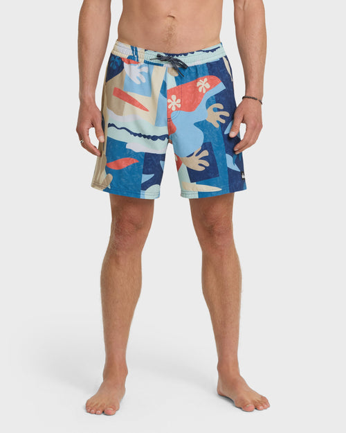 Surfsilk Mix 17" Nb Swim Trunks - Cream