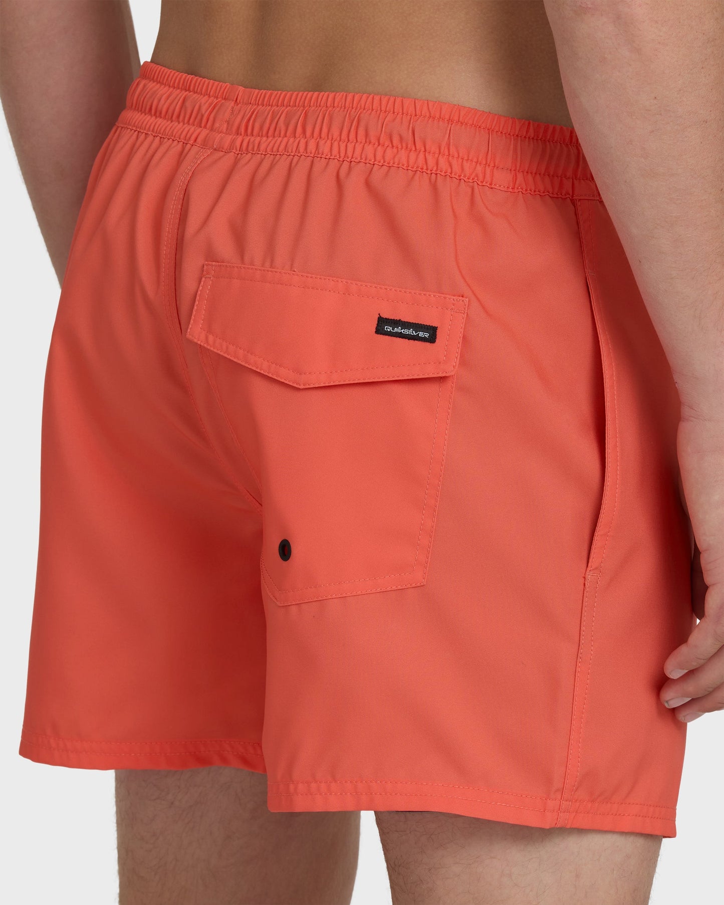Everyday Solid 15" Swim Trunks - Hot Coral