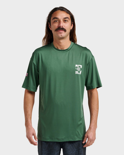Hi Surf Tee Short Sleeve - Trekking Green
