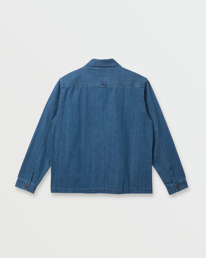 Denim Over Shirt - Light Indigo