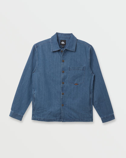 Denim Over Shirt - Light Indigo