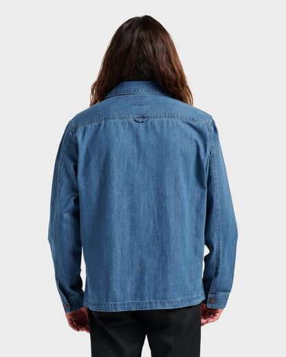 Denim Over Shirt - Light Indigo