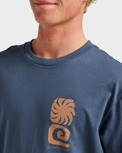 Peaceful Livin Classic T-shirt - Navy